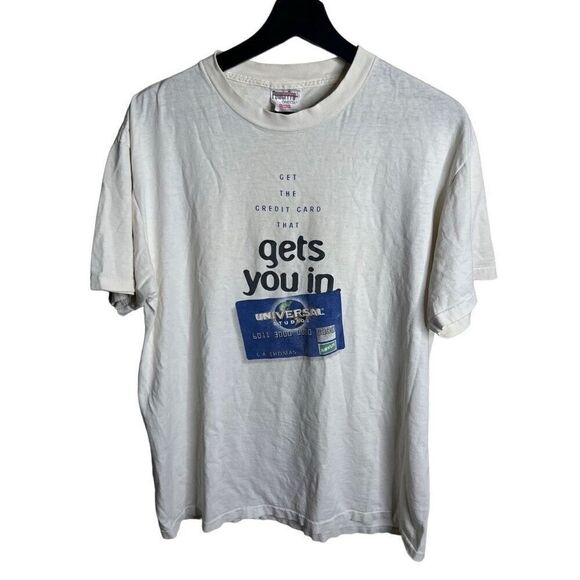Vintage 90s Universal Studios Single Stitch T Shirt Large - Picture 1 of 5